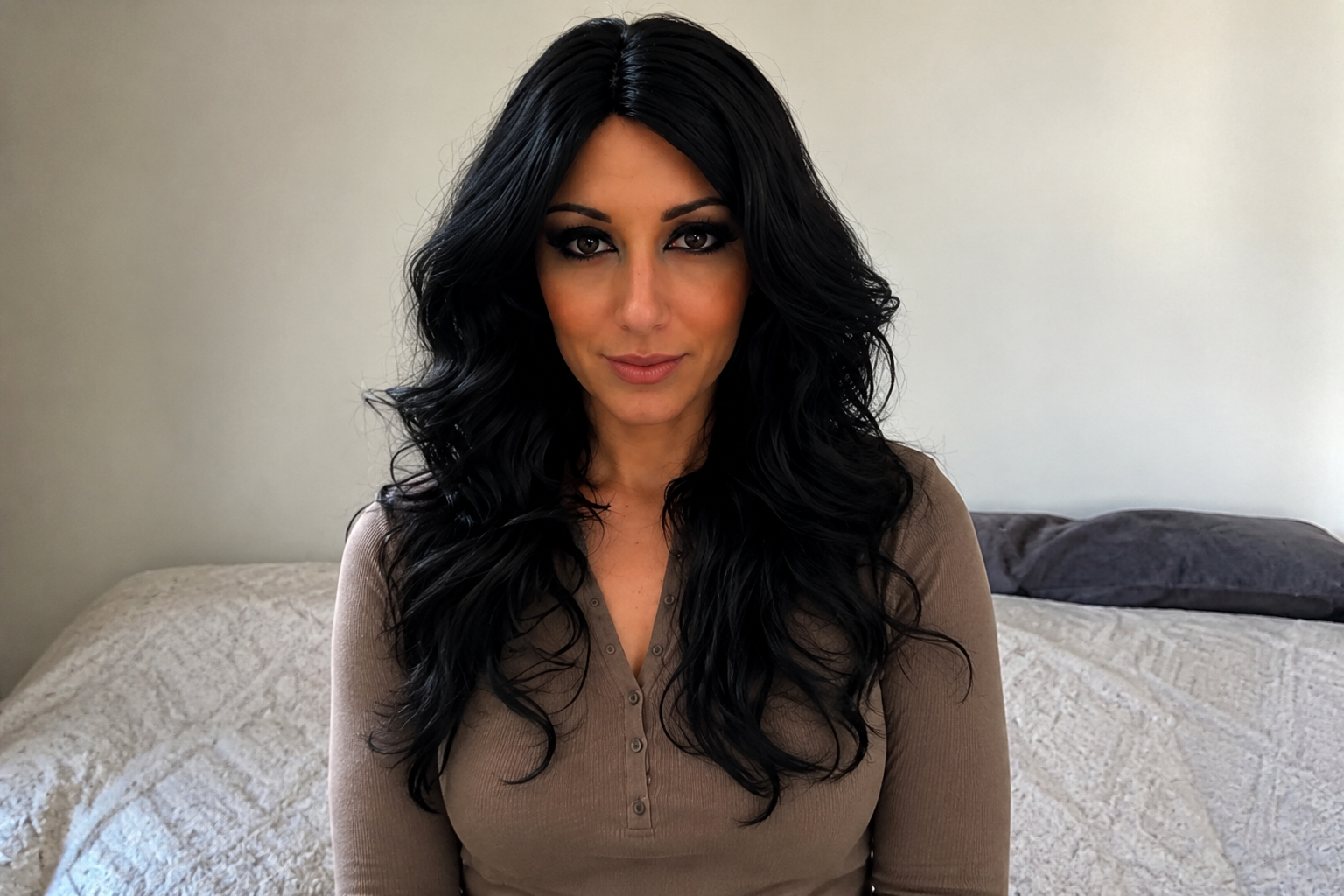a trans woman at home